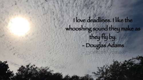 Douglas Adams - Deadlines & Writing